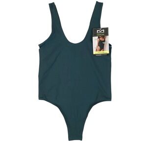 NWT Maidenform Green Bodysuit with Modern Silhouette